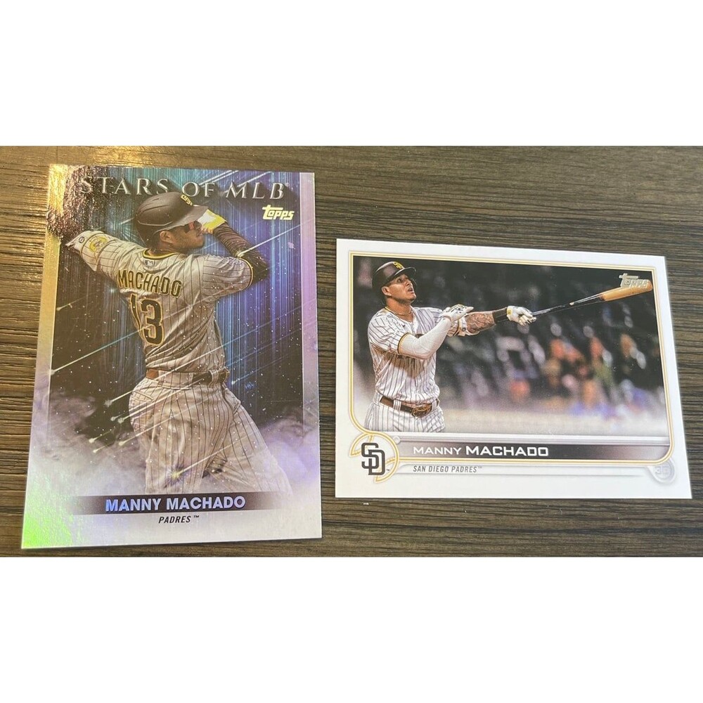 Manny Machado Padres card lot of 2 TOPPS